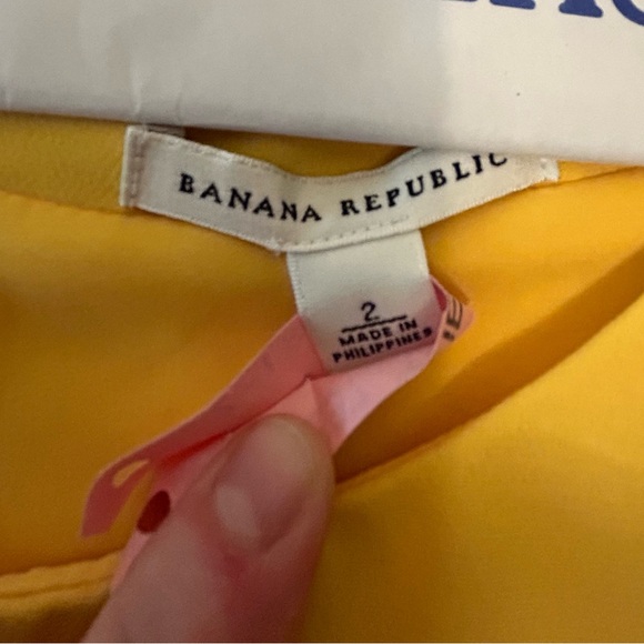Banana Republic Yellow Dress - Size 2 - Picture 4 of 6